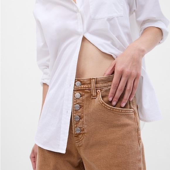 GAP High Stride Wide Leg Ankle Jeans 31 Tall / 12 Tall - Picture 3 of 7